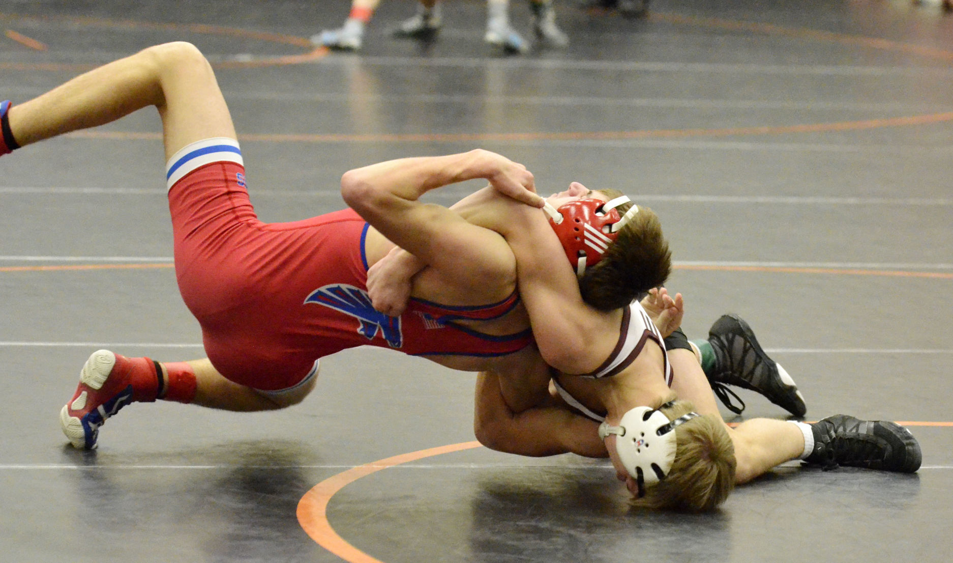 Class 1A wrestling sectional in Sibley